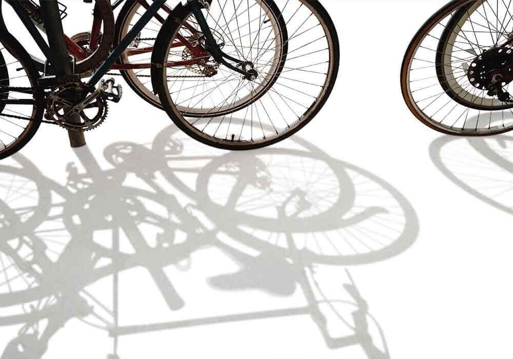 Bicycle photoshop complex shadow after image