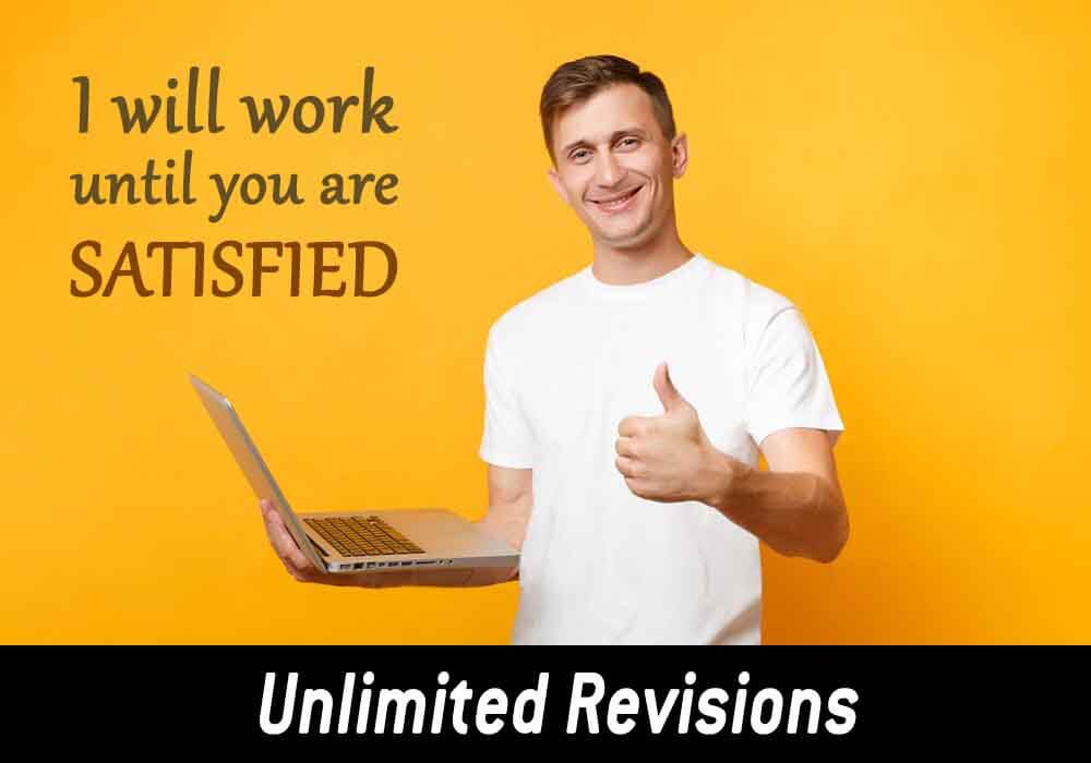 Fcp unlimited revisions will work until you are satisfied