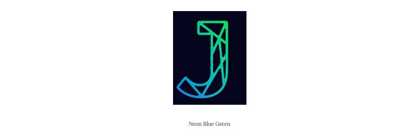 Neon Blue Green-J