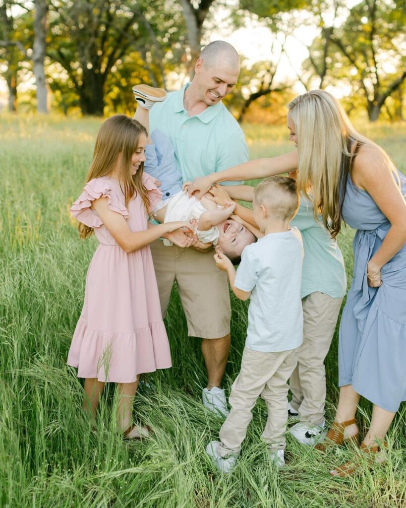 Outdoor Happy Family