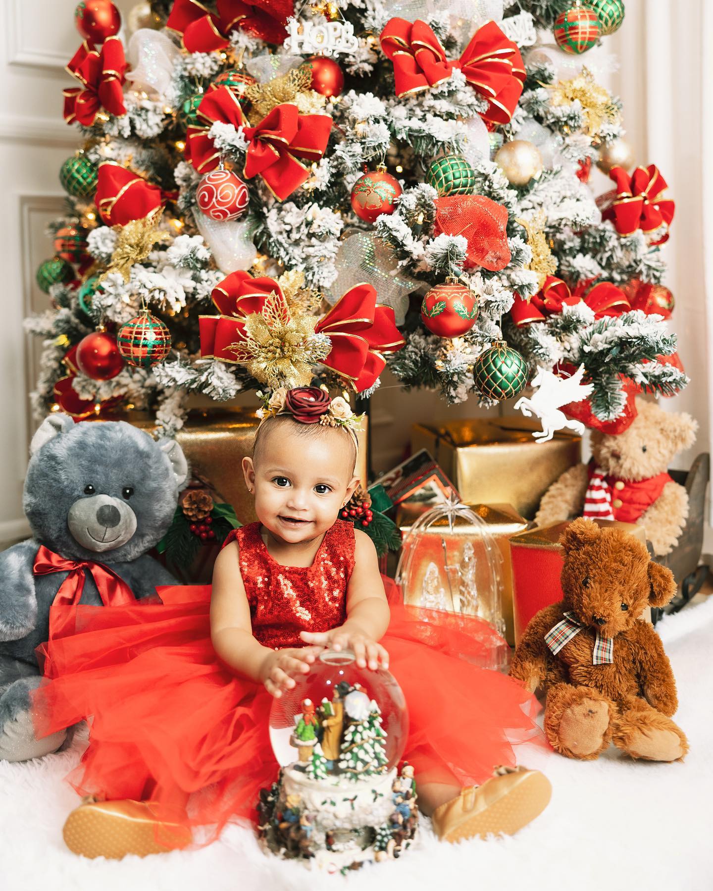 Christmas Wreaths Backdrop