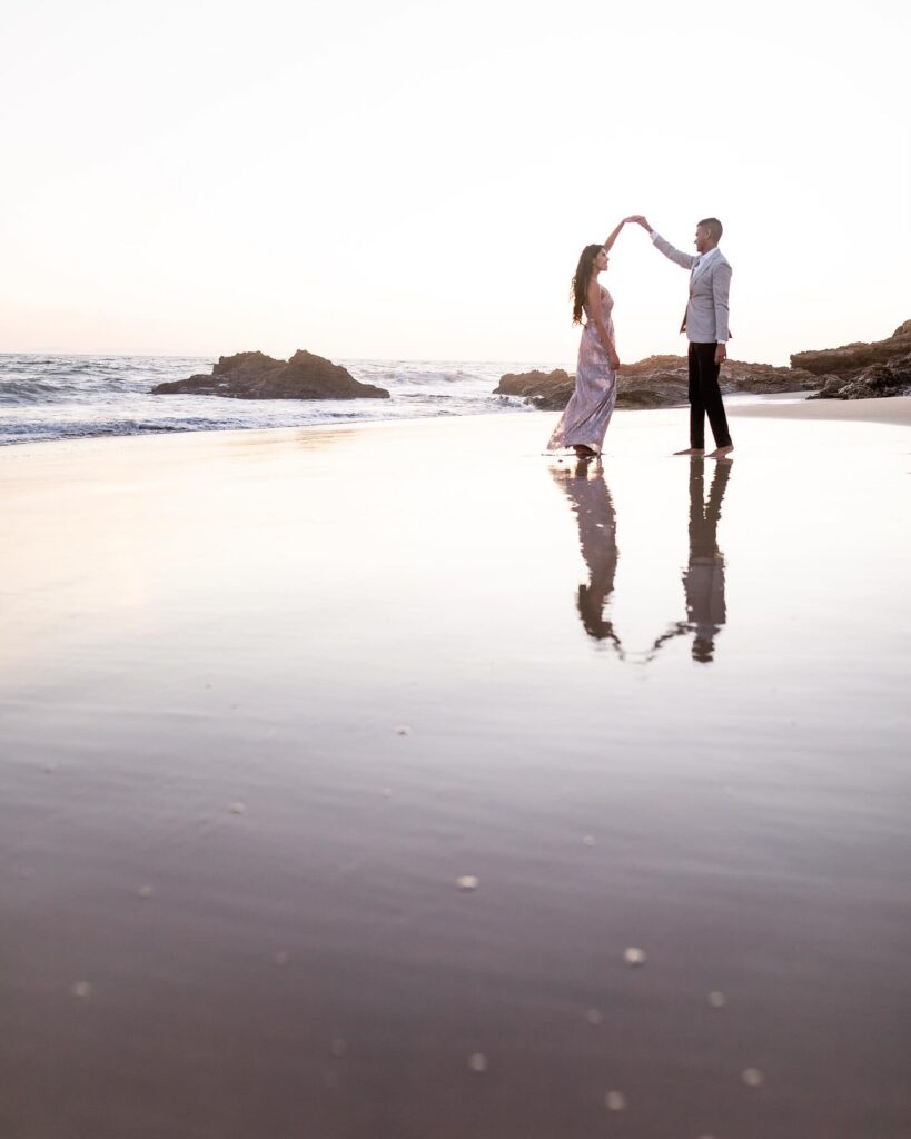 Couple In A Beach 