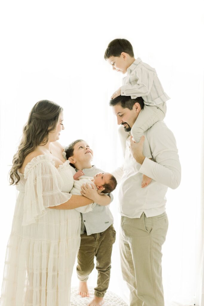 Cozy Family Connection Portrait