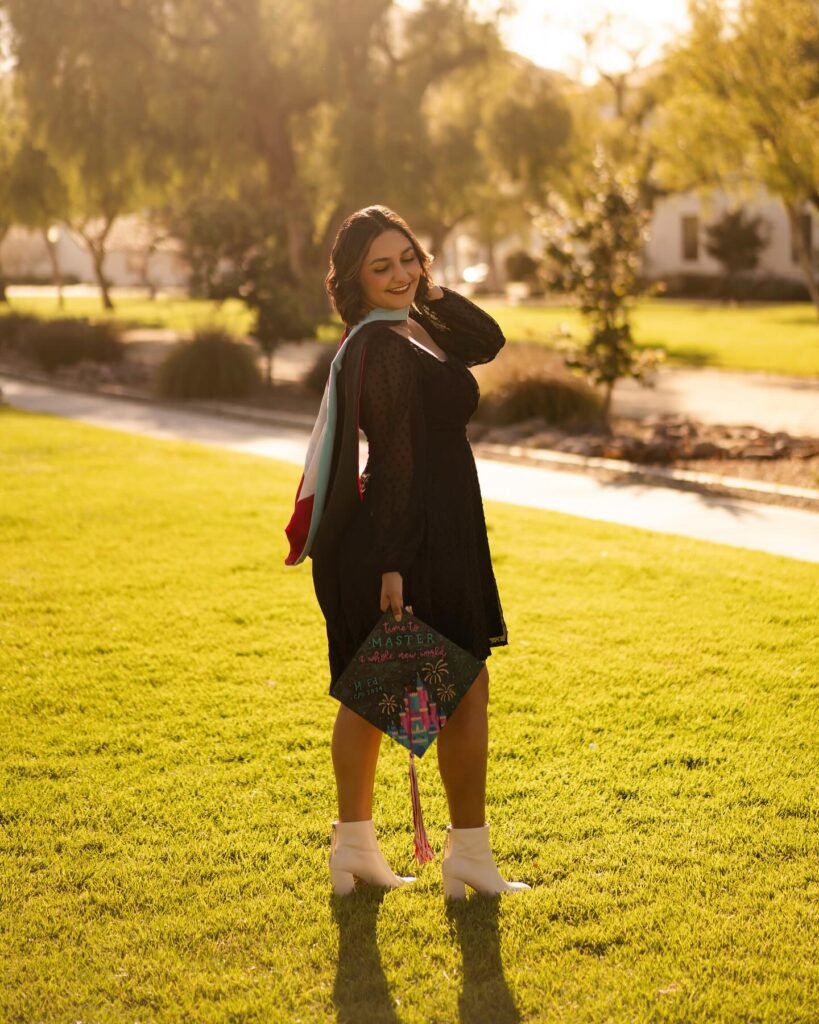 Posing At Campus Green