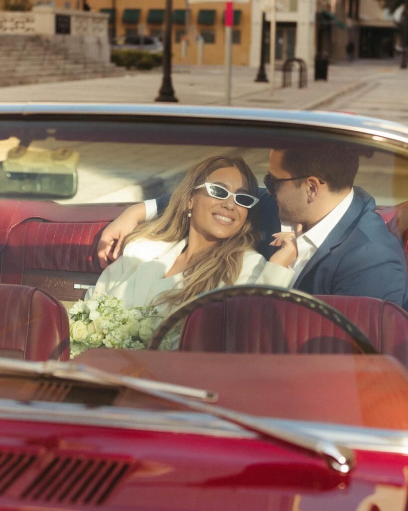 Posing In the Car 