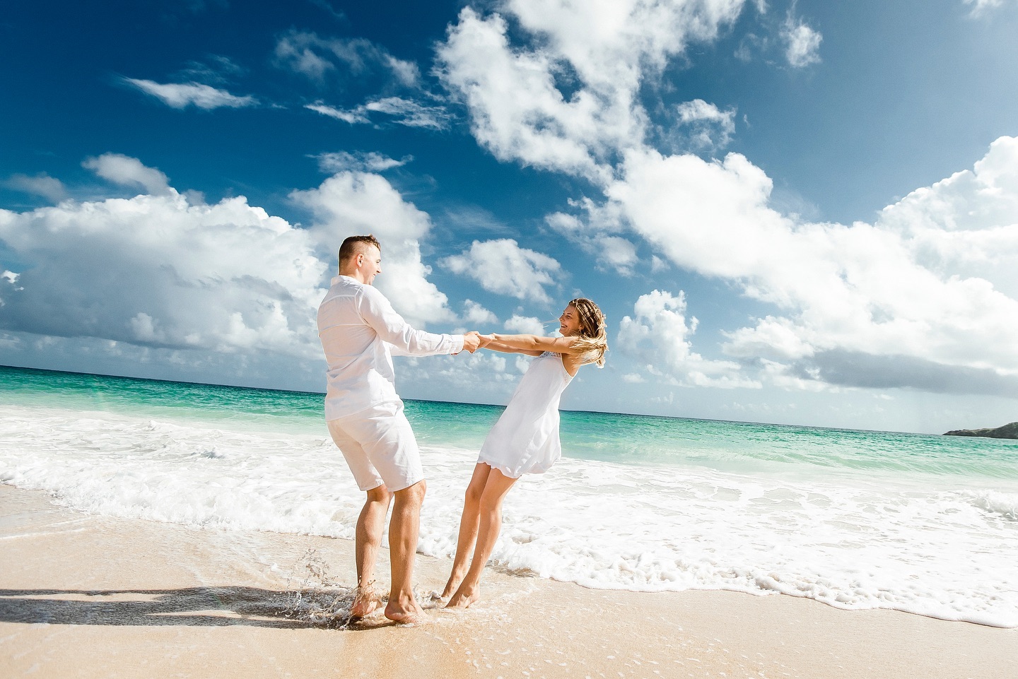 Couple Spinning Dance