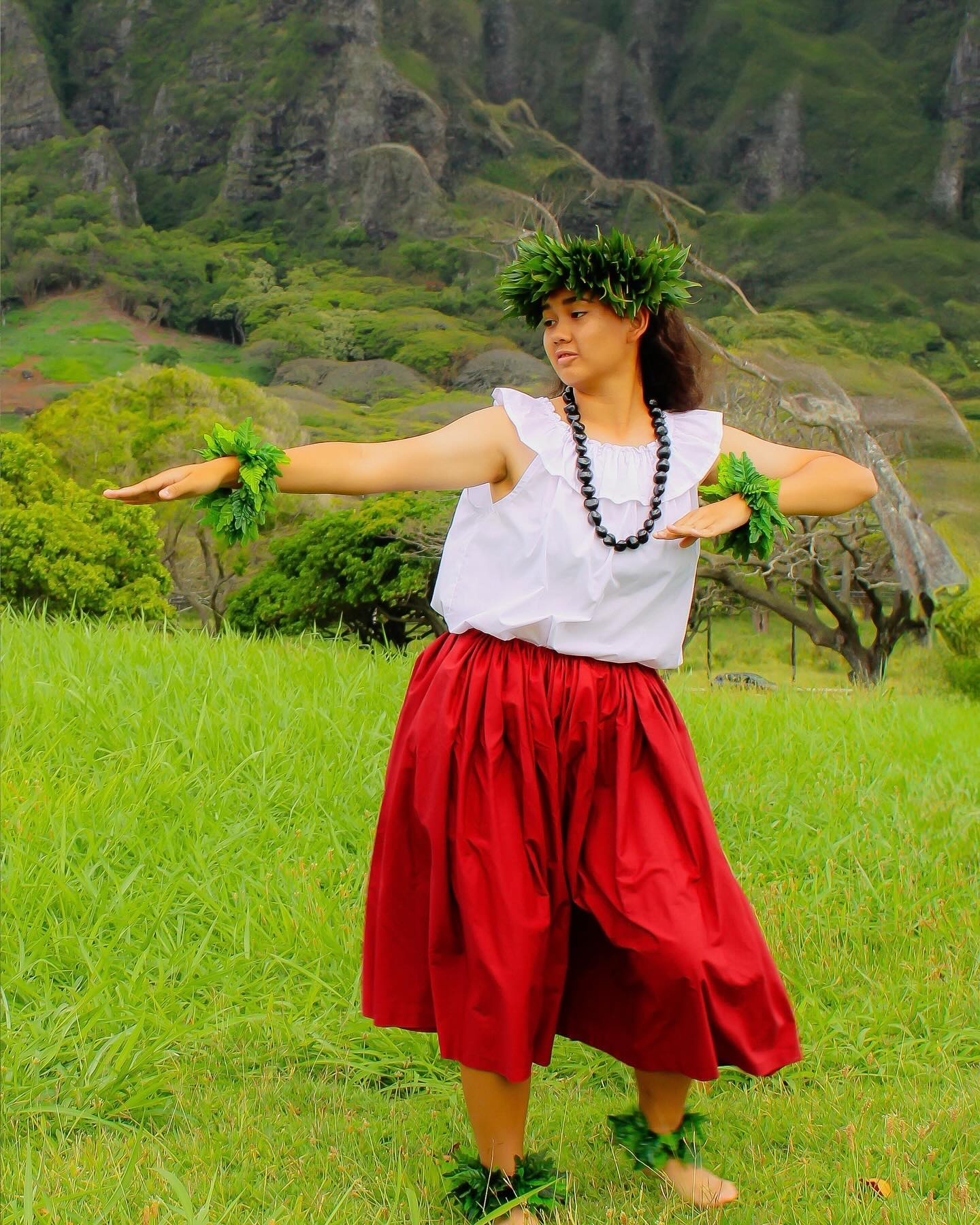 Hula Dance Pose