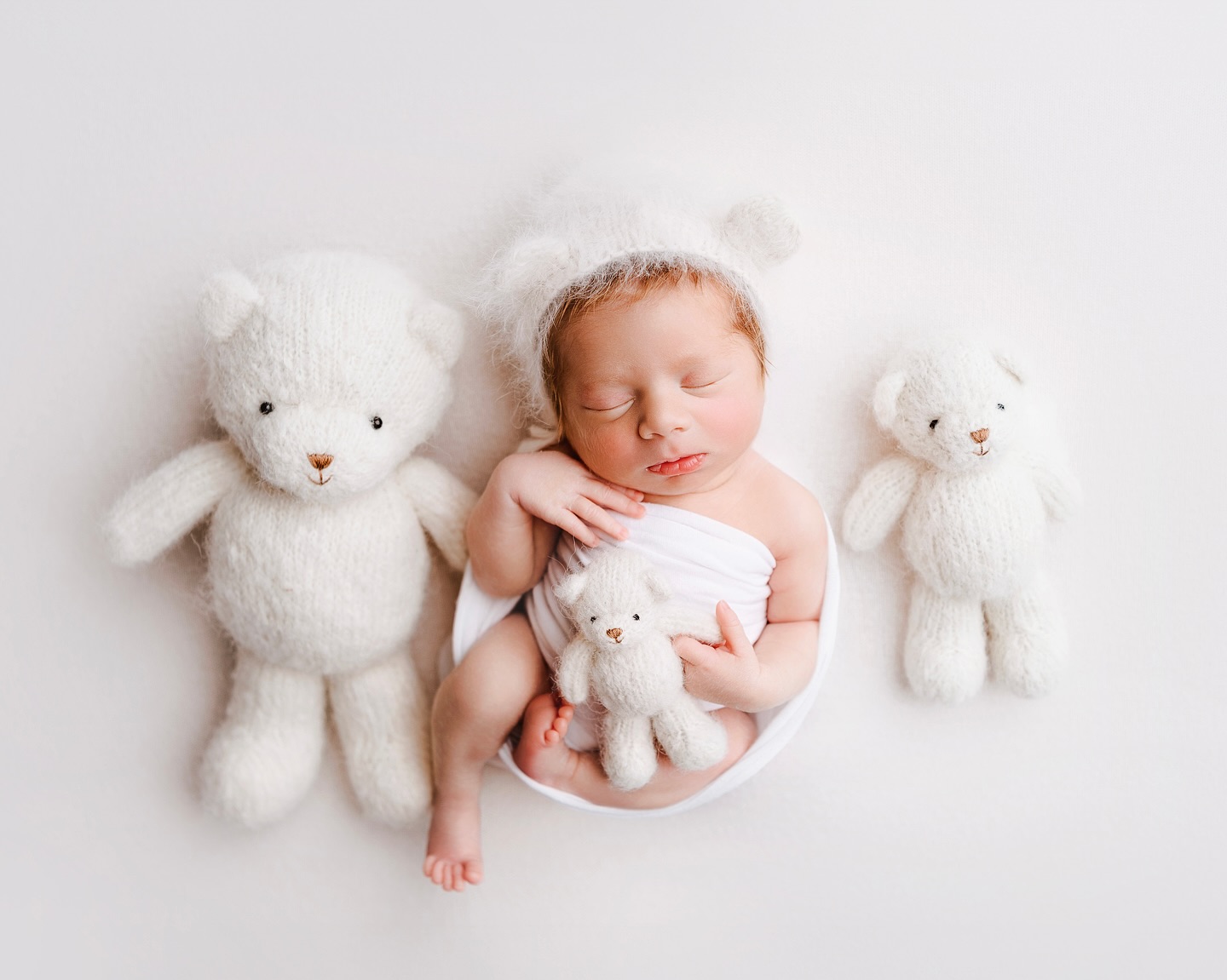 With Her Favorite Dolls