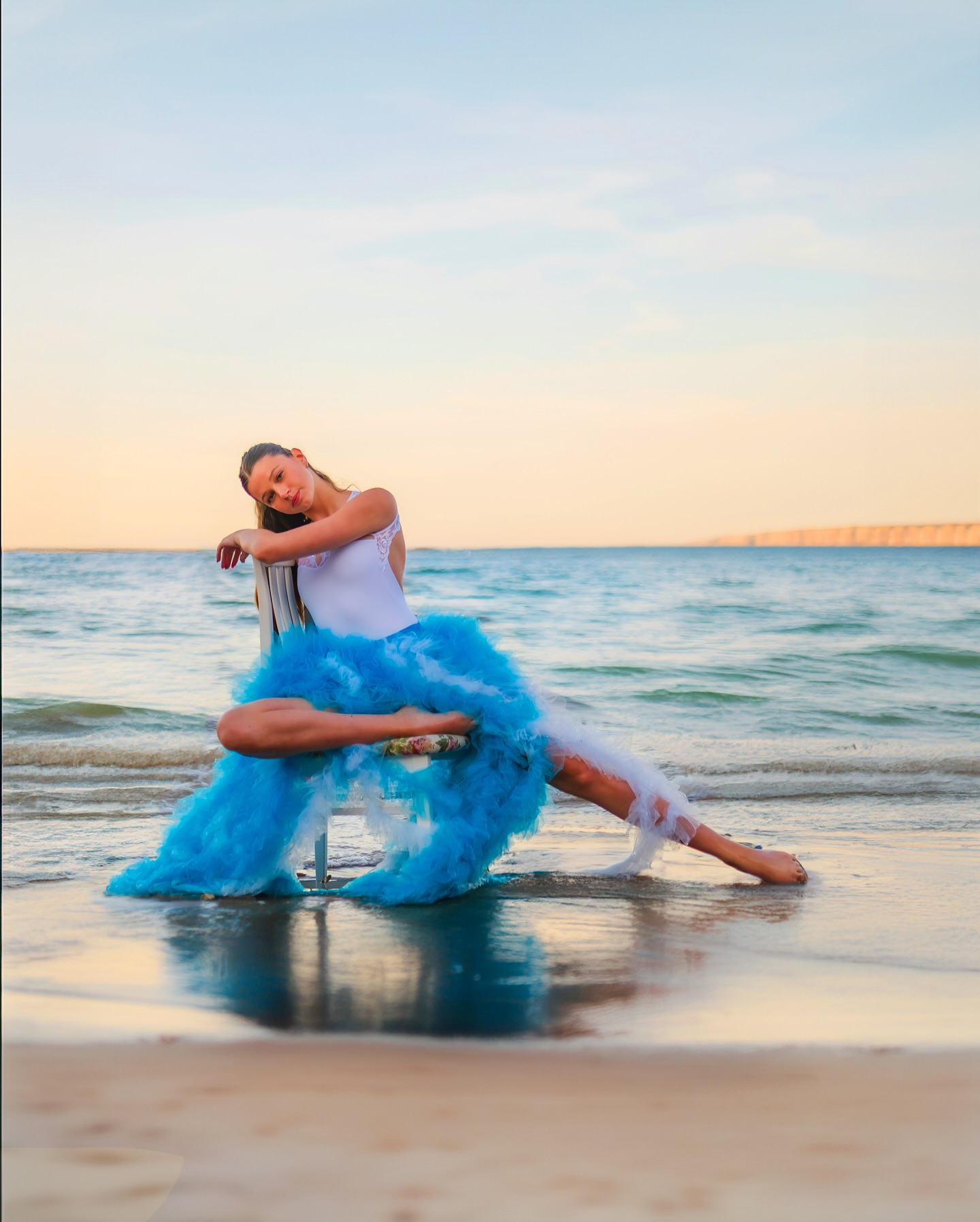 Dance Pose In A Chair