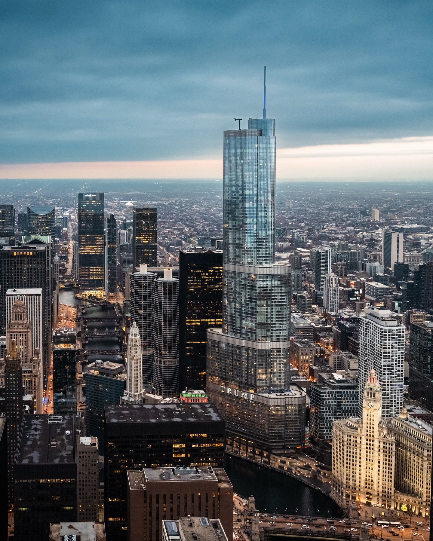  City Skyline From Above