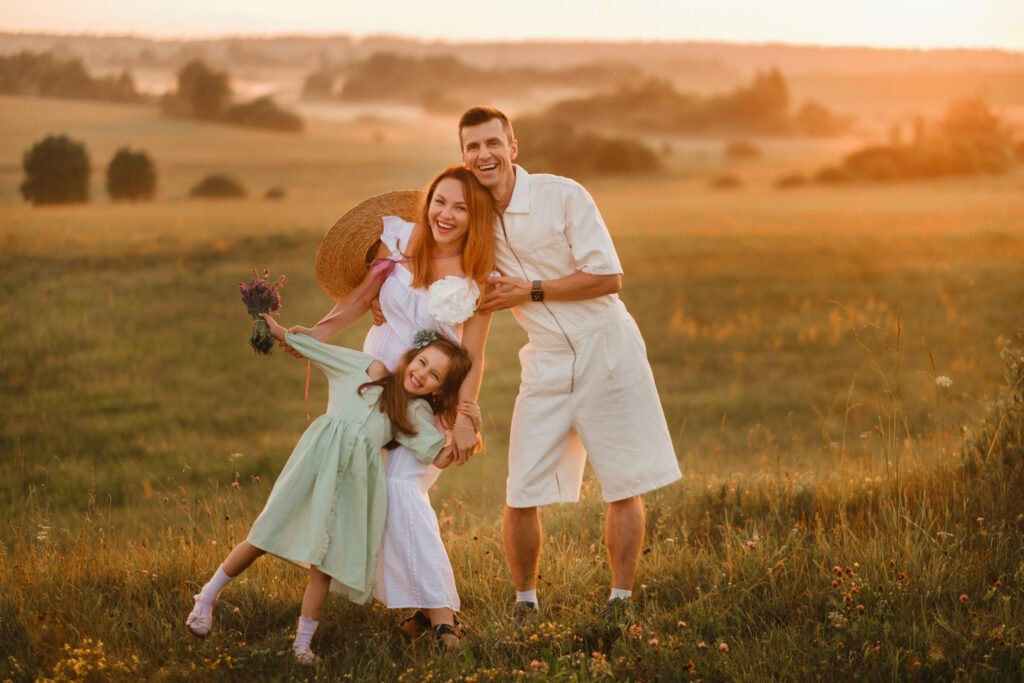 Best Colors for family pictures outside