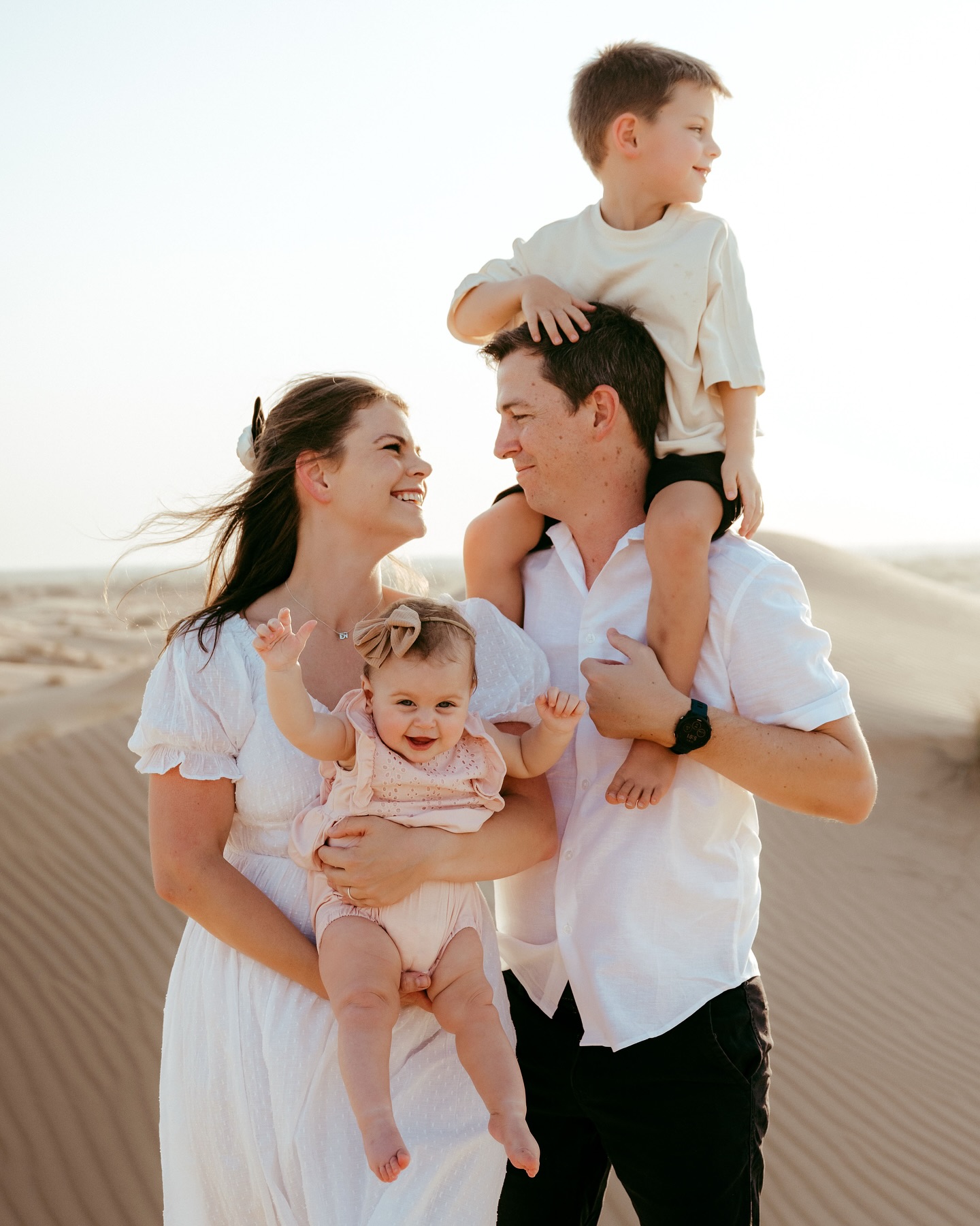 Hot Desert Family Portrait