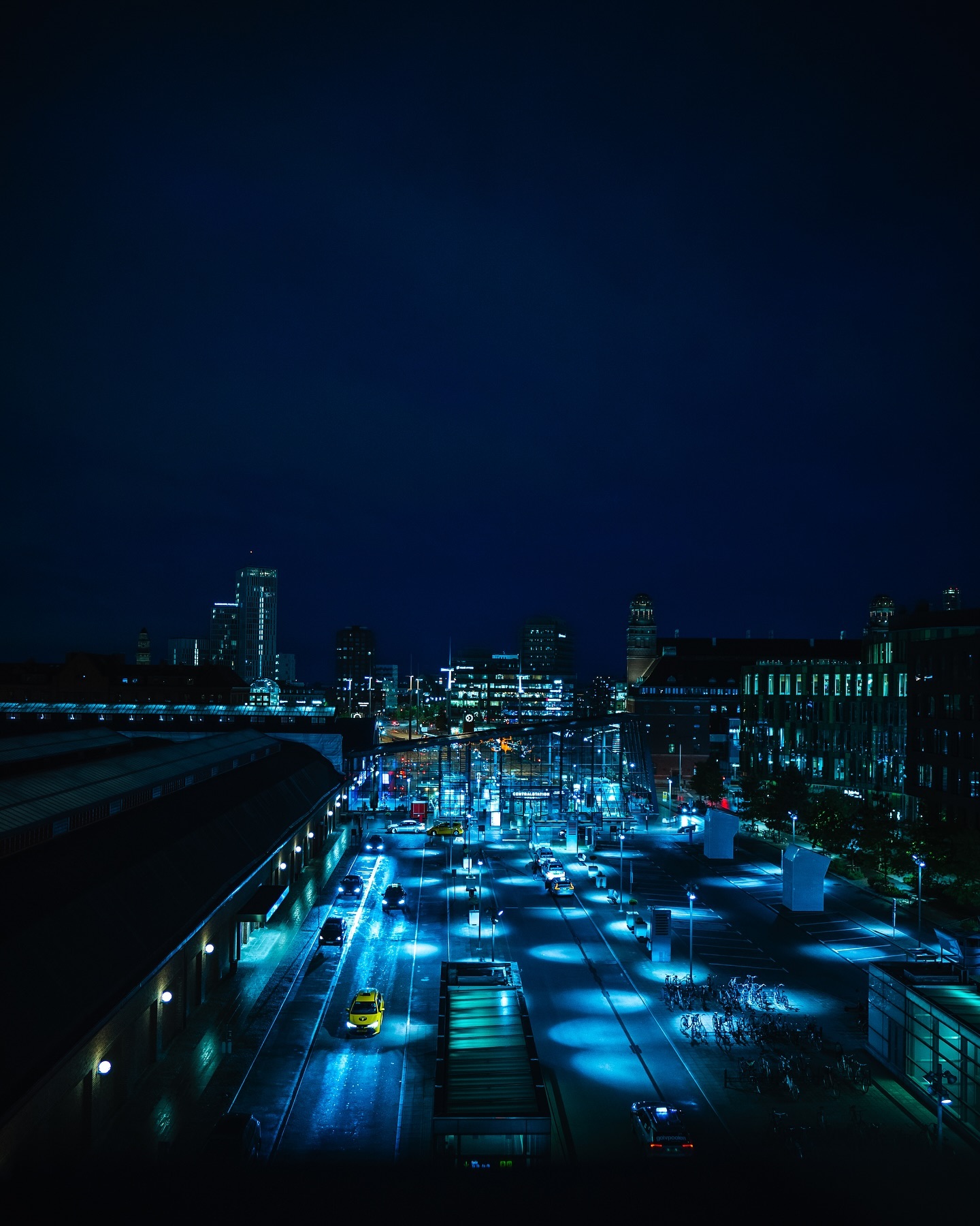 Blue Hour Cityscape