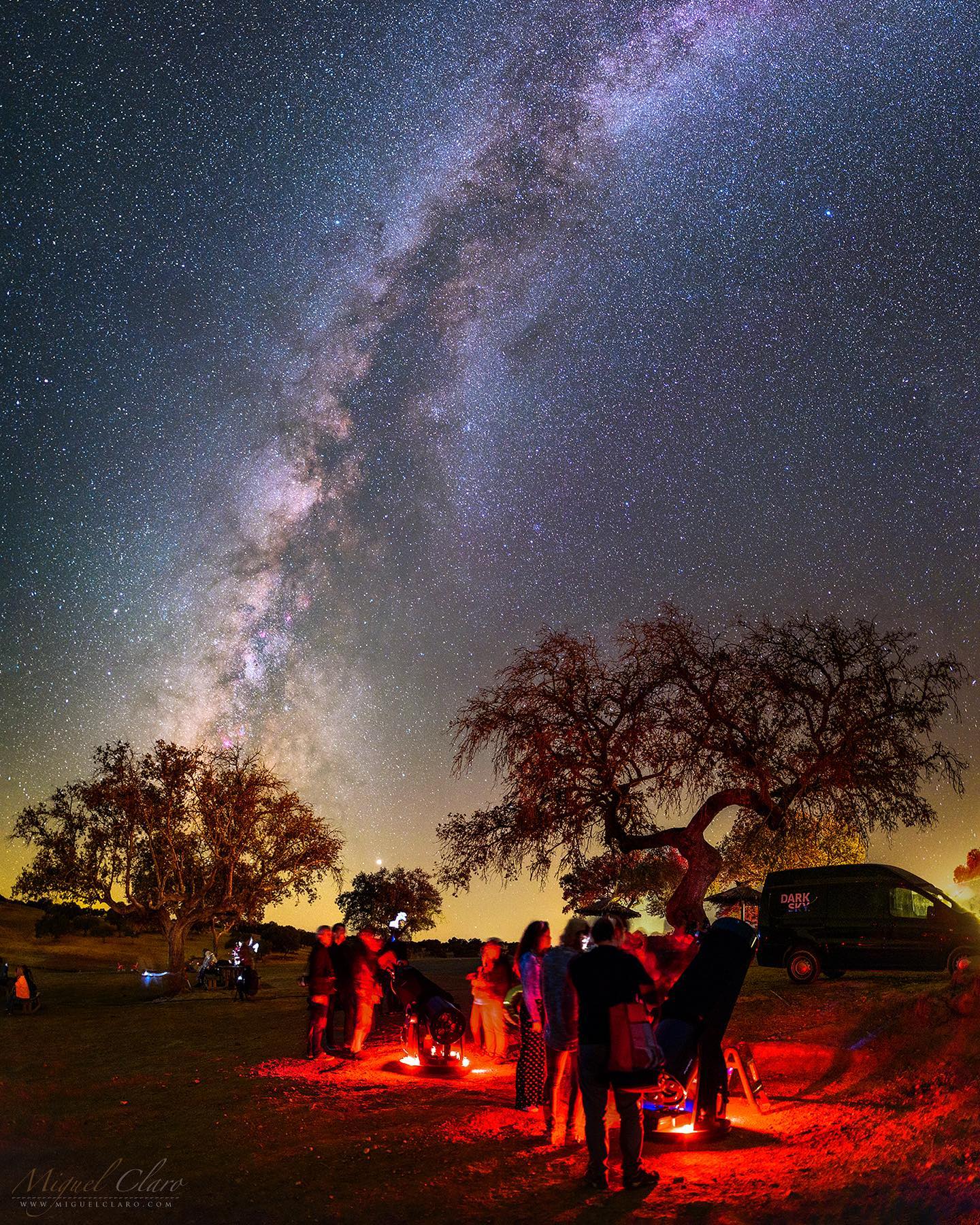 Camping by the Stars Night Photography Idea