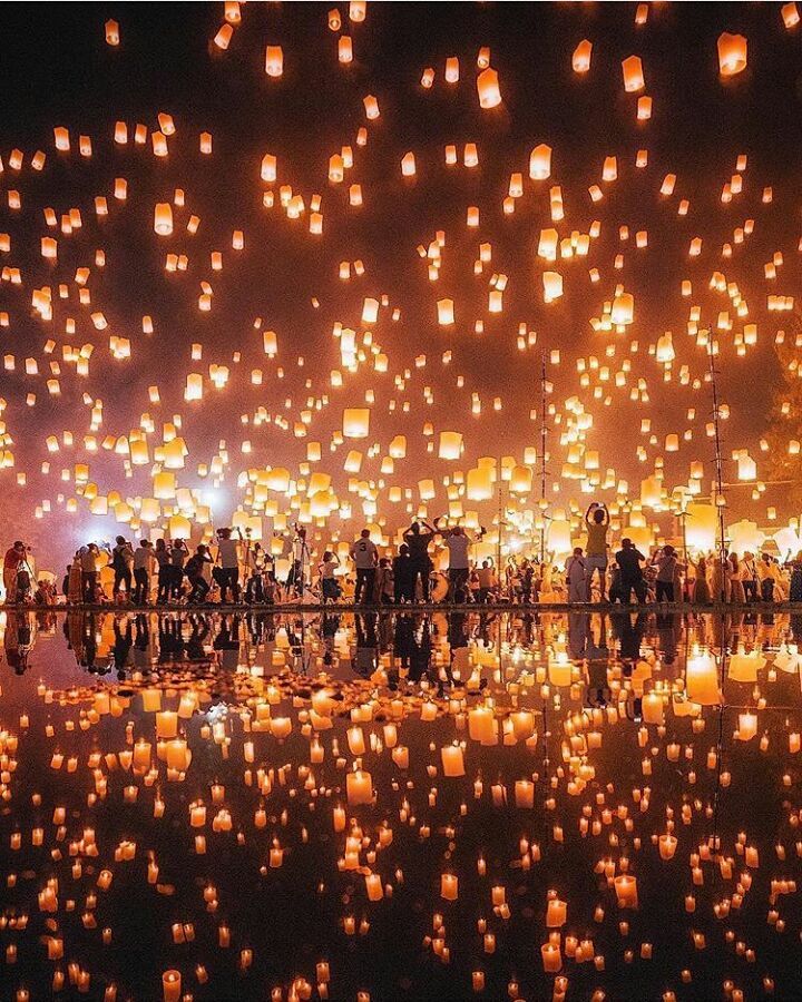 Floating Lantern Festival Reflections