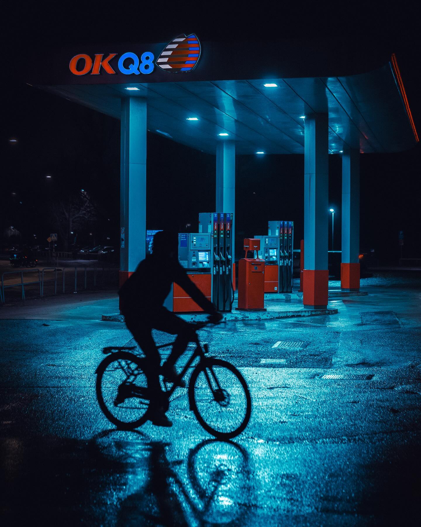 Gas Station Shadows