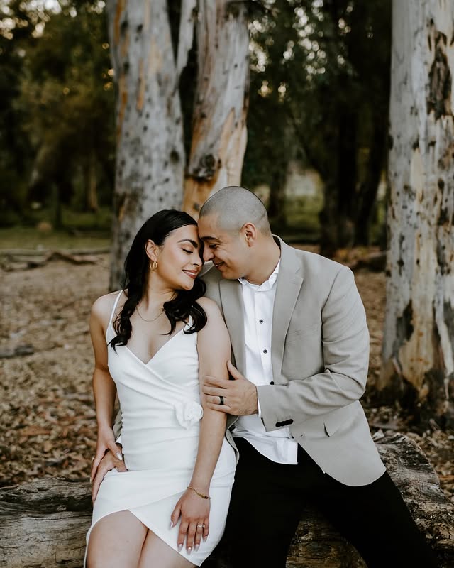 Romantic Woodland Anniversary Photoshoot Idea