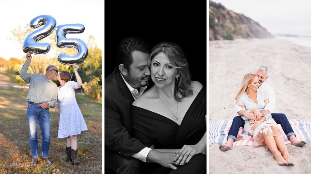 25th anniversary photo ideas