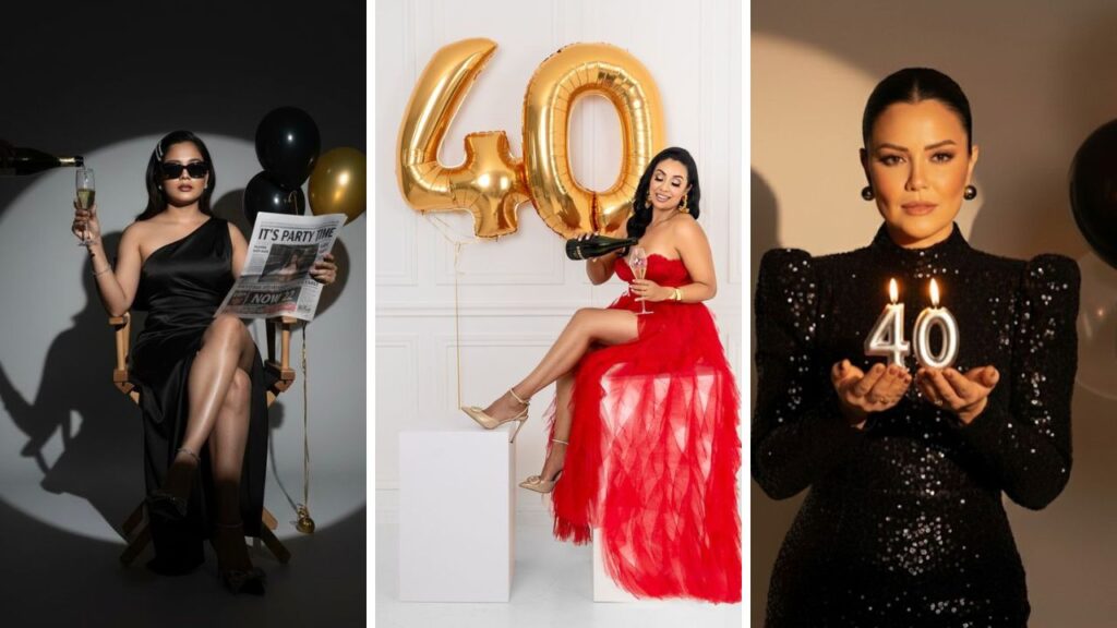 40th birthday photo shoot ideas