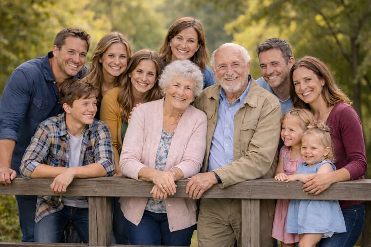 Backyard Sunset Family Session