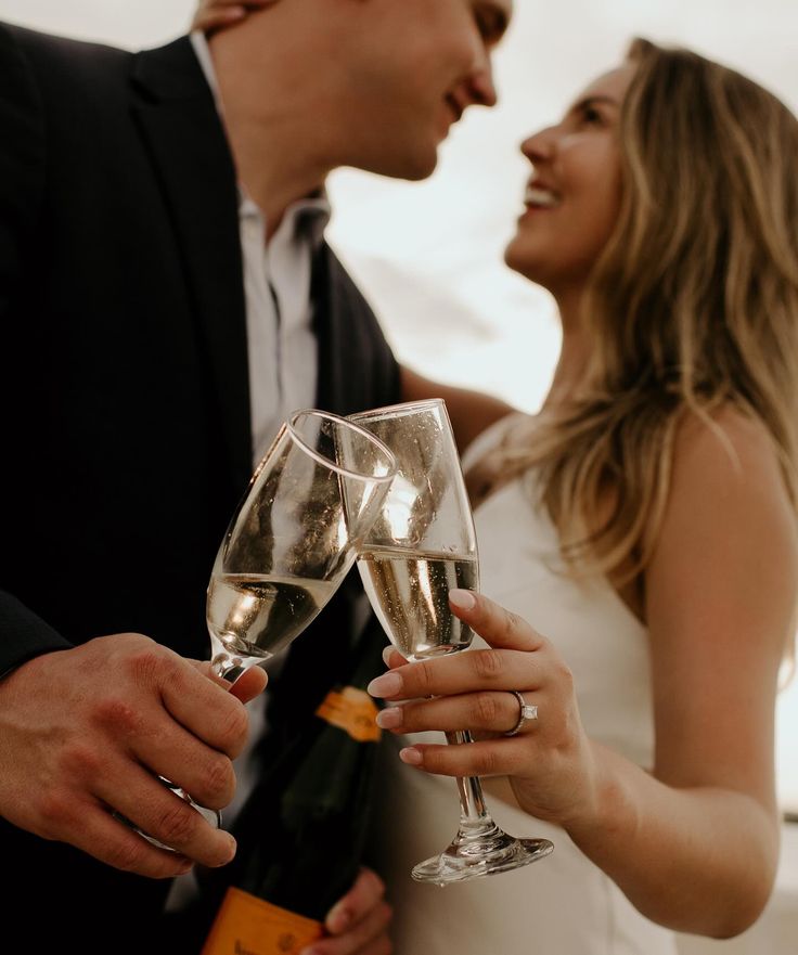 Champagne Toast Close-Ups