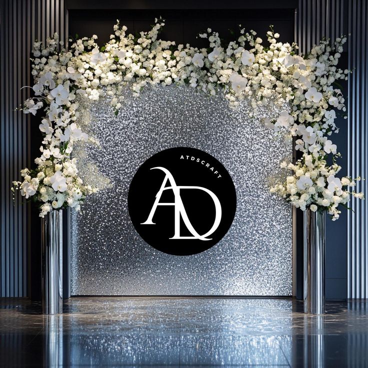 Custom Monogram Backdrop