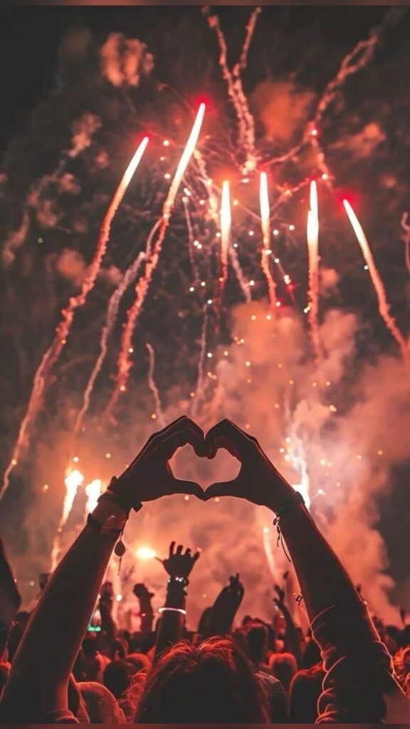 Fireworks Silhouette Photography