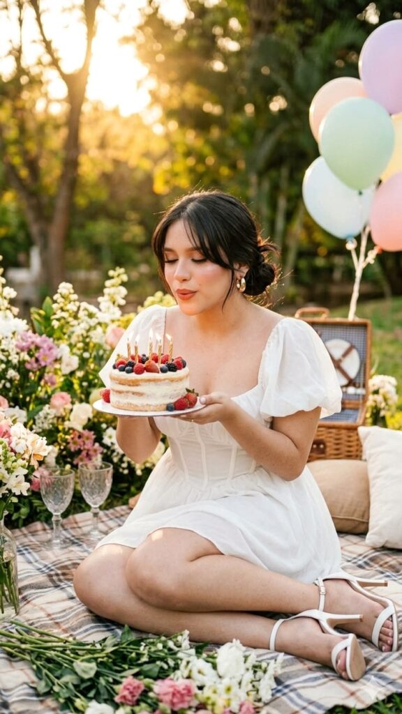 Garden Party Aesthetic Shoot