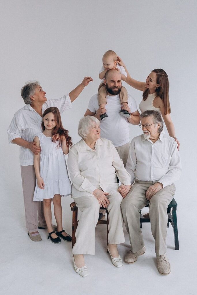 Grandparents' Home Backdrop Session