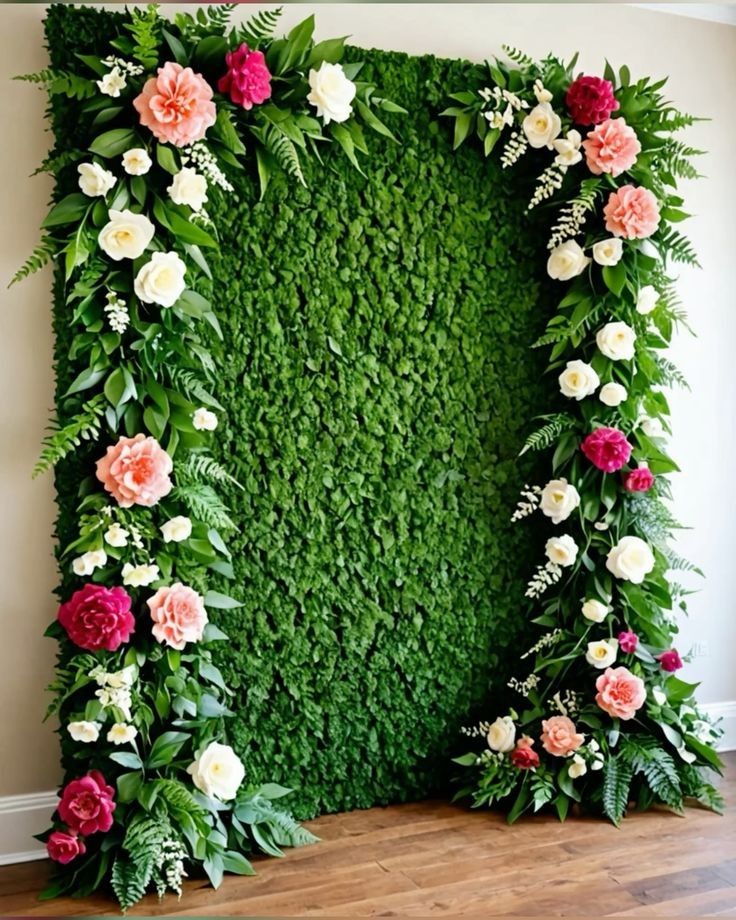 Greenery and Floral Wall
