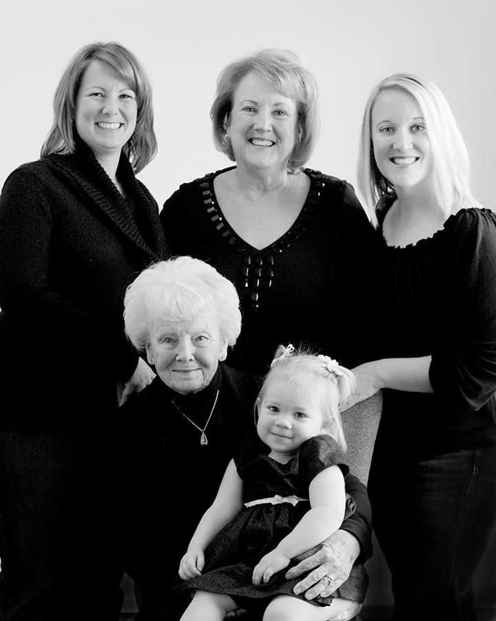 Matching Outfit Family Portrait