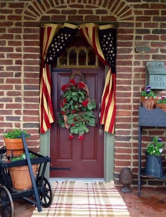 Patriotic Bunting Decor Shot