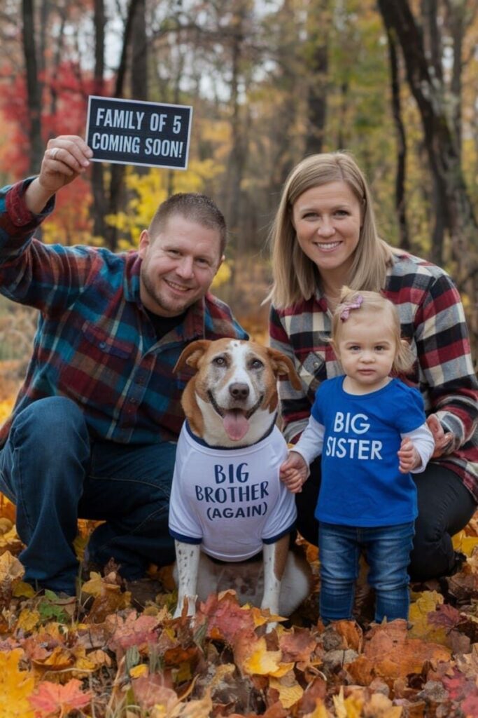Pet and Sibling Announcement Together