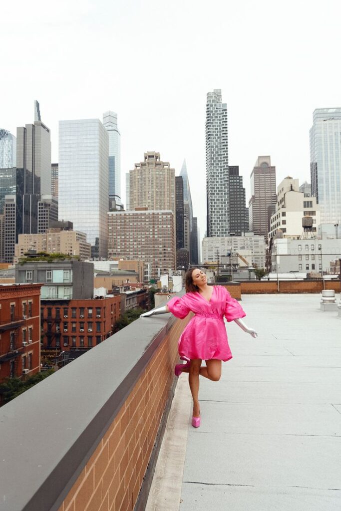 Rooftop City Skyline Shoot