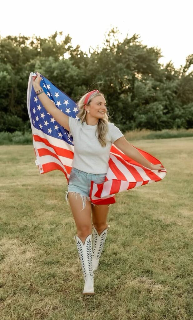 Star Spangled Outfit Close-Up
