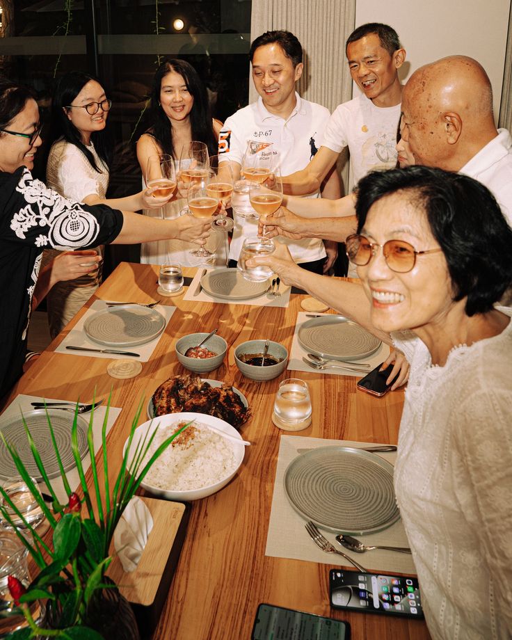 Sunday Dinner Table Candid