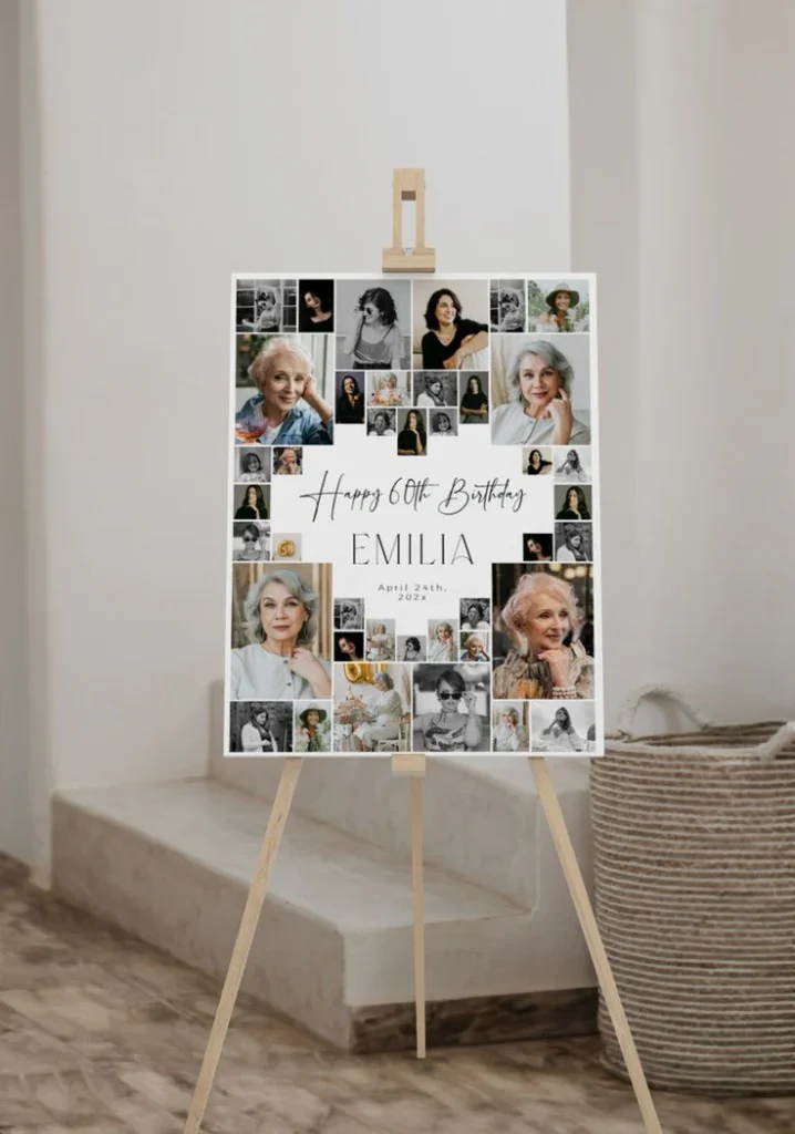 birthday photo collage ideas