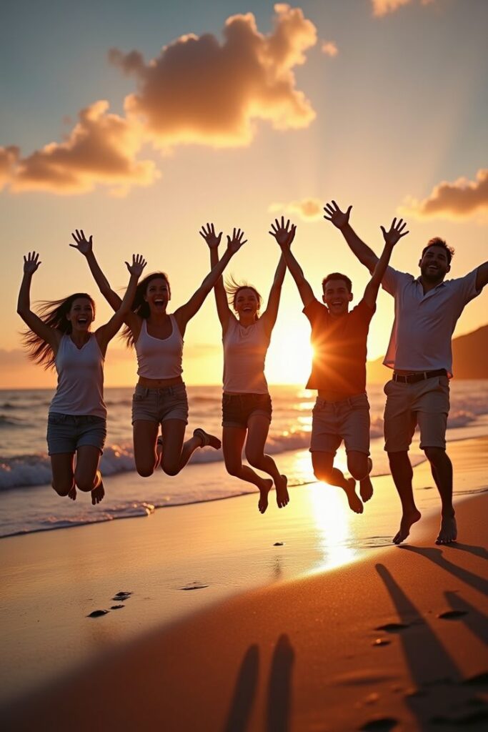 beach group photo ideas
