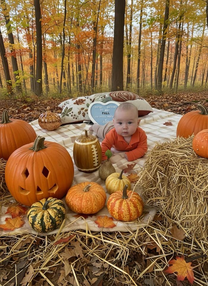 baby pumpkin photo ideas