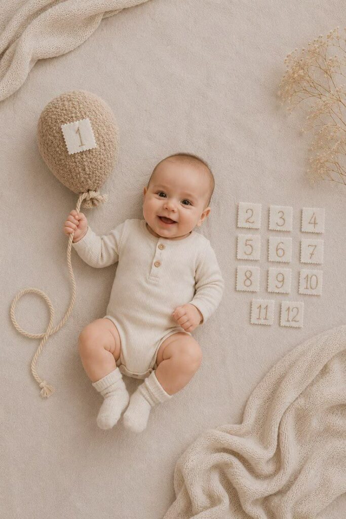 baby milestone photo ideas