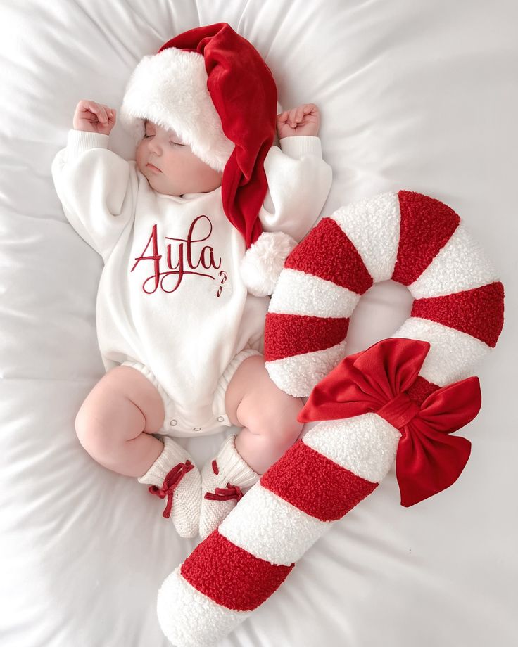 baby first christmas photo ideas