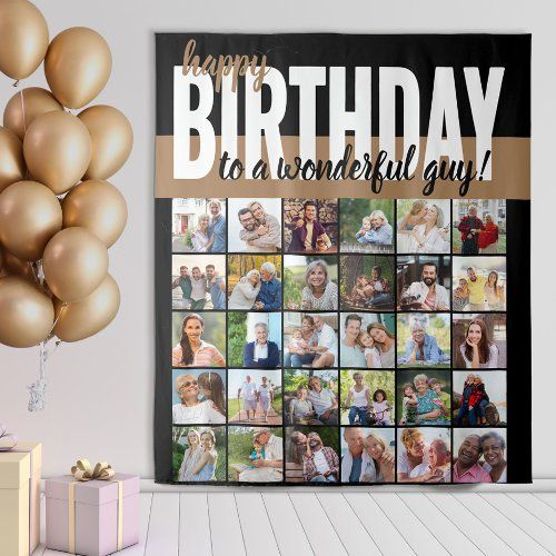 birthday photo collage ideas