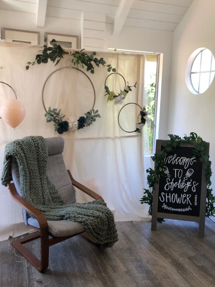 baby shower photo backdrop ideas