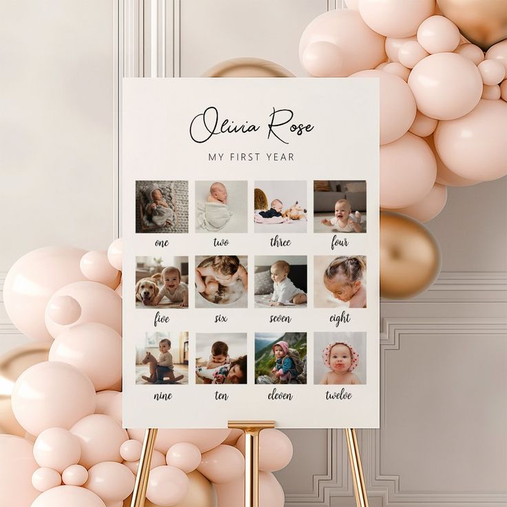 baby photo wall ideas