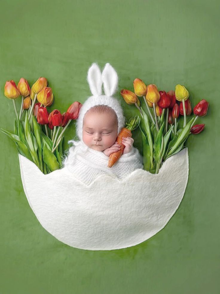 baby easter photo ideas