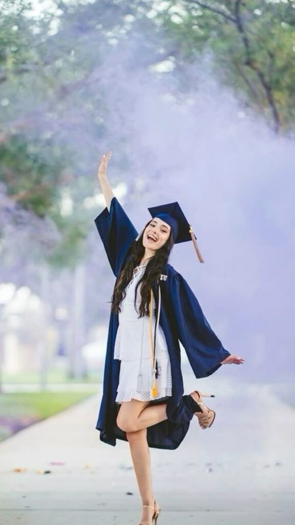 cap and gown photo ideas