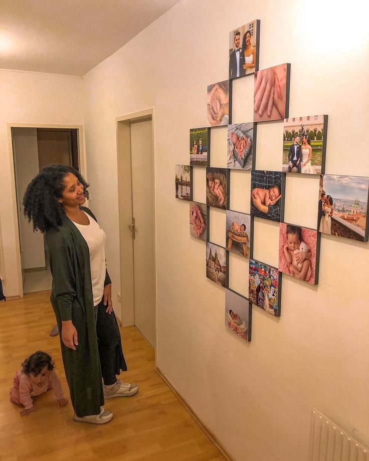 canvas photo wall ideas
