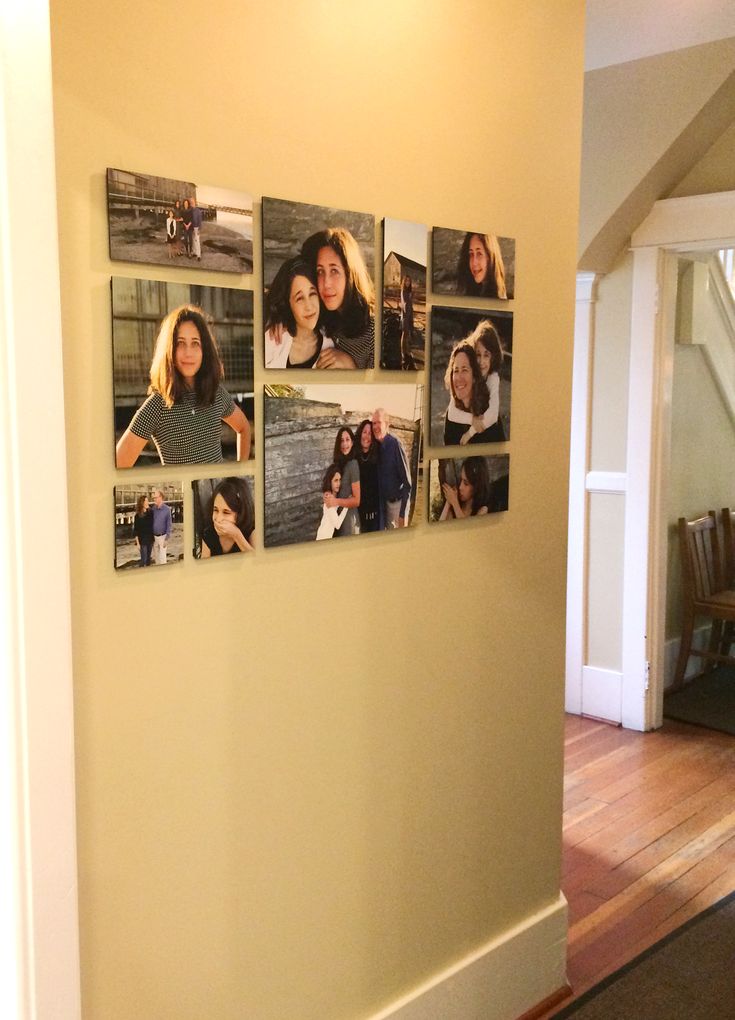 canvas photo wall ideas
