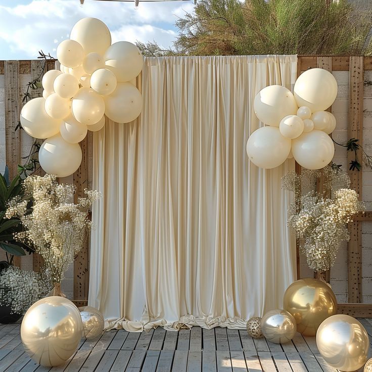 bridal shower photo backdrop ideas