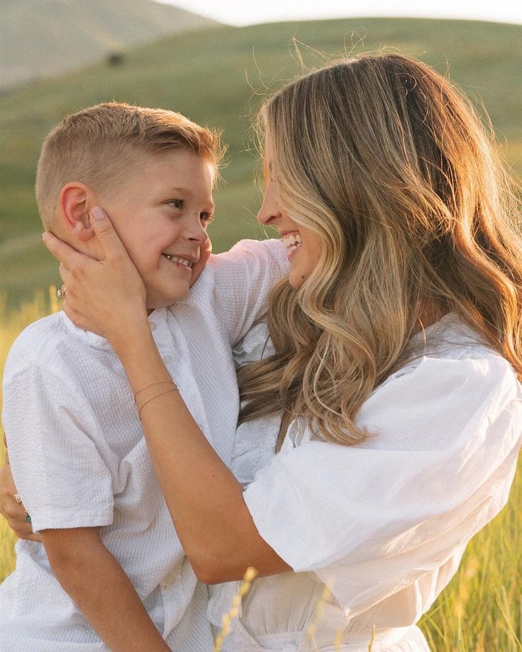 cute mom and son photoshoot ideas